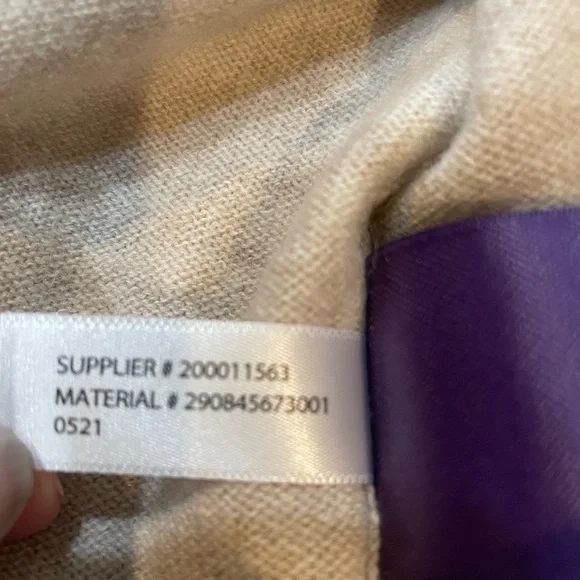 RALPH LAUREN PURPLE LABEL COLLECTION Cashmere hooded Poncho Sweater M/L